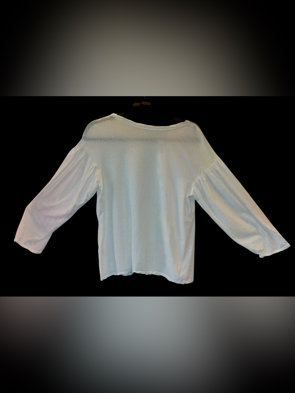 A.L.C. White Puff-Sleeve Women's t shirt - Picture 5 of 10